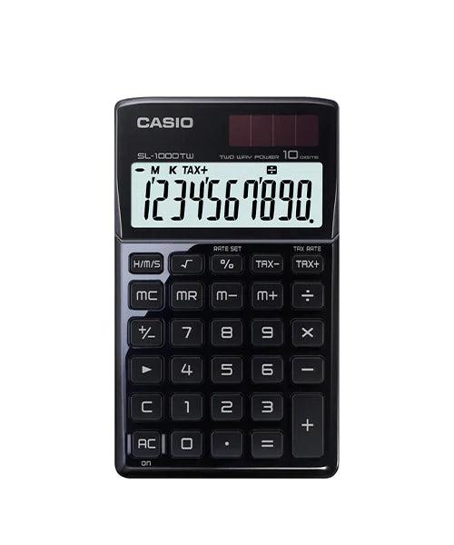 CALCULADORA CASIO - MI ESTILO SL-1000TW-BK-S-DP