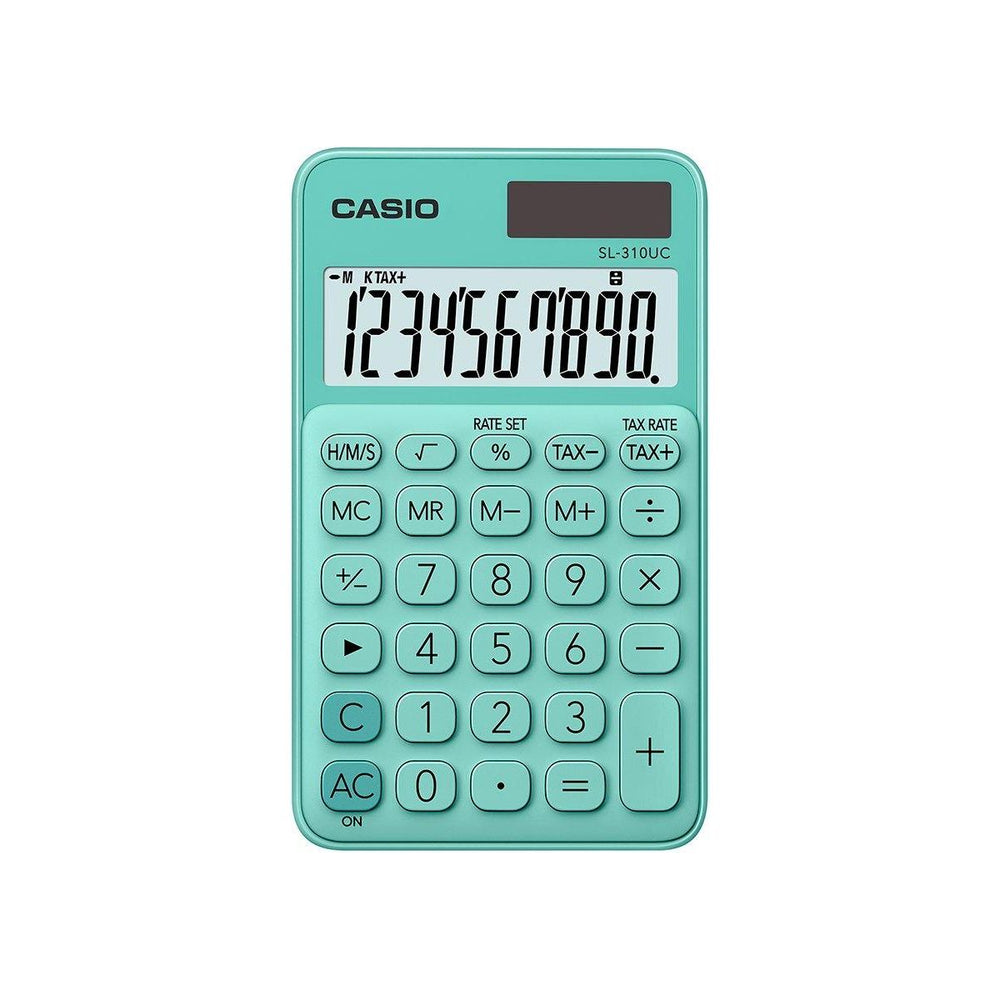 CALCULADORA CASIO - MI ESTILO  SL-310UC-GN - CALCULADORA CASIO - MI ESTILO  SL-310UC-GN - Tagg Colombia