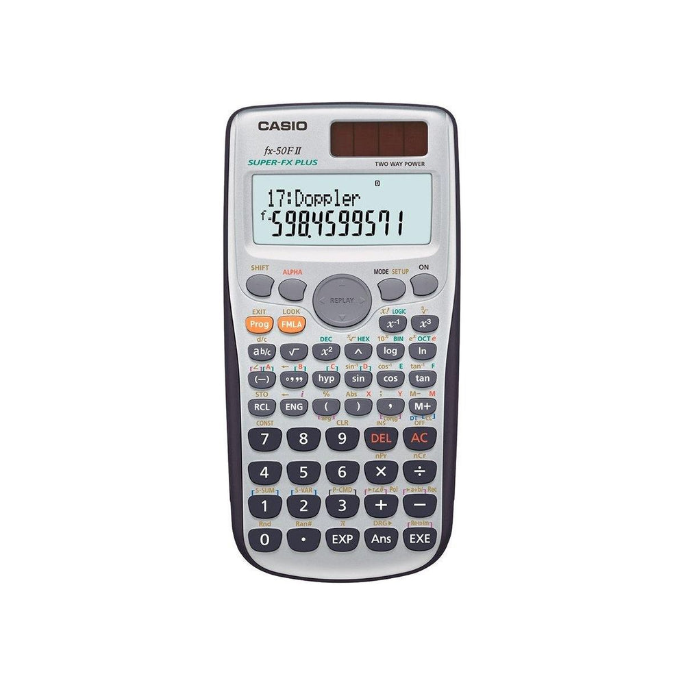 CALCULADORA CASIO - ESCUELA Y UNIVERSIDAD FX-50FLL - CALCULADORA CASIO - ESCUELA Y UNIVERSIDAD FX-50FLL - Tagg Colombia