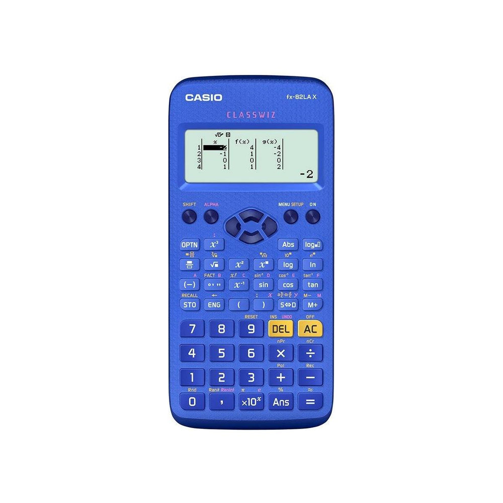 CALCULADORA CASIO - ESCUELA Y UNIVERSIDAD FX-82 LA X-BU - CALCULADORA CASIO - ESCUELA Y UNIVERSIDAD FX-82 LA X-BU - Tagg Colombia