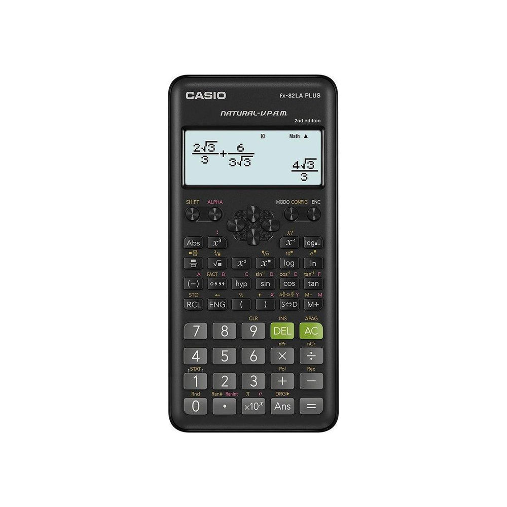 CALCULADORA CASIO - ESCUELA Y UNIVERSIDAD FX-82LA PLUS-BK - CALCULADORA CASIO - ESCUELA Y UNIVERSIDAD FX-82LA PLUS-BK - Tagg Colombia