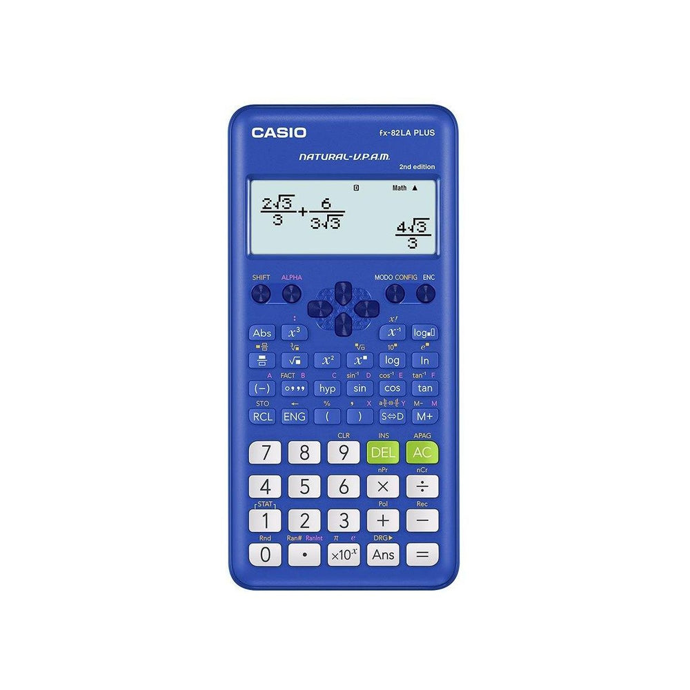 CALCULADORA CASIO - ESCUELA Y UNIVERSIDAD FX-82LA PLUS-BU - CALCULADORA CASIO - ESCUELA Y UNIVERSIDAD FX-82LA PLUS-BU - Tagg Colombia